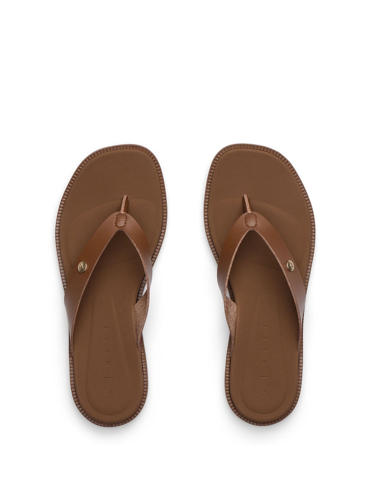 Reef Sunny Farrah Brown Flip Flops - Immagine 2 di 5