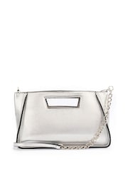 Fiorelli Silver Lola Hard Handle Clutch Bag - Image 3 of 4