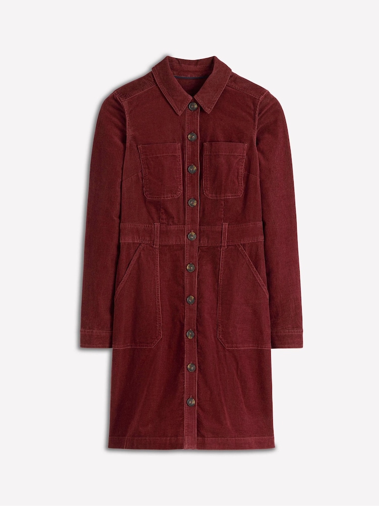 Castanho - Vestido curto Amanda Cords da Boden - Imagem 5 de 5