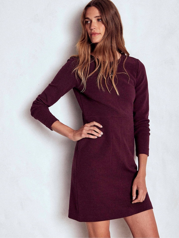 Buy Boden Purple Cornelia Ottoman Dress from Next USA