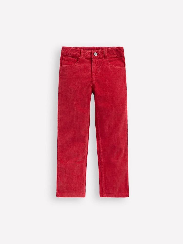 Boden Red Classic Cord Trousers - Image 1 of 3