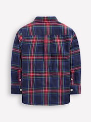 Boden Sky Blue Cosy Cotton Check Shirt - Image 2 of 3