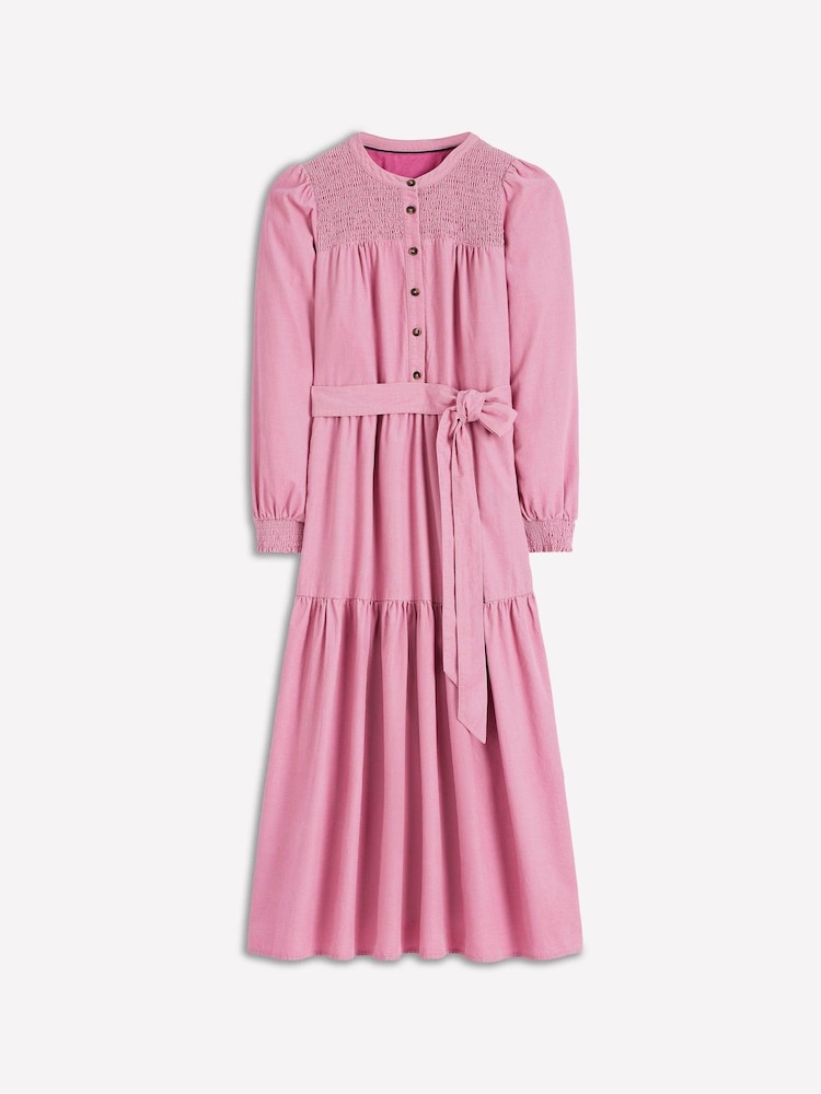 Boden Pink Cecily Cord Midi Dress - Image 6 of 6