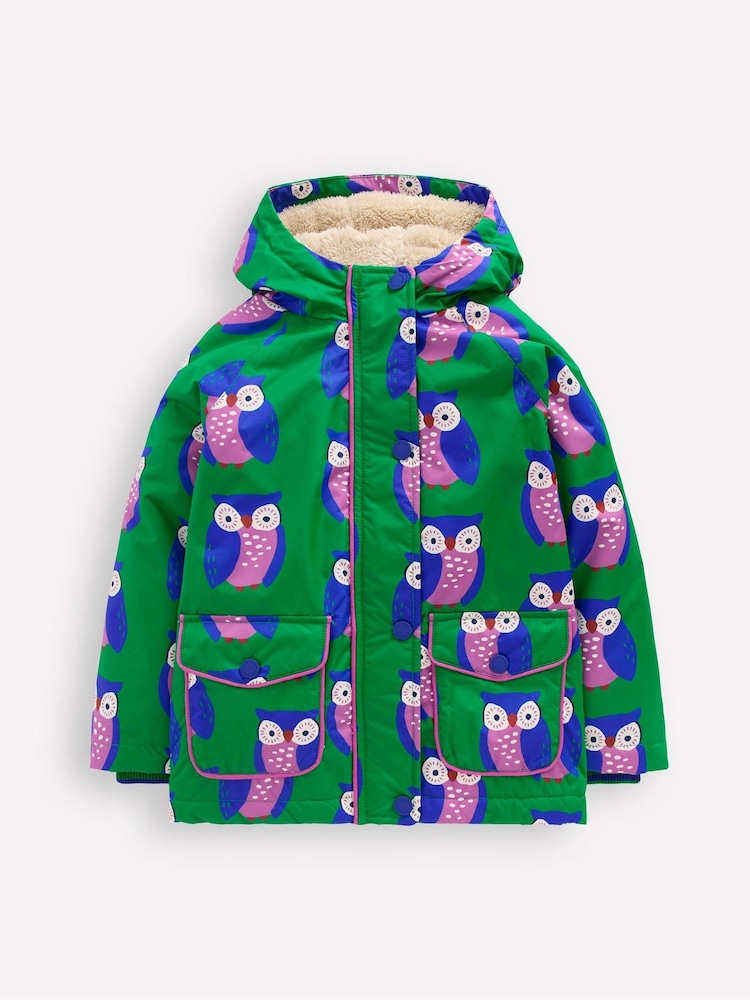 Boden Green Sherpa Lined Anorak - Image 1 of 5