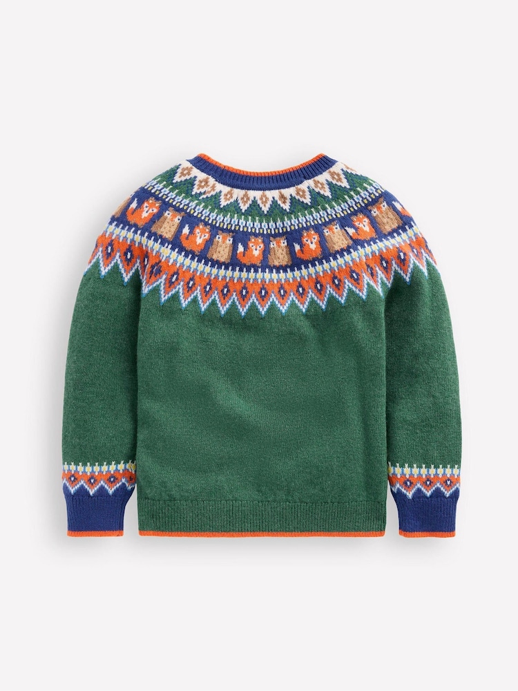 Boden Green Fair Isle Jumper - Image 2 of 3