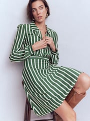 Φόρεμα Boden Orla με κοντά μανίκια και ζέρσεϊ - Εικόνα 4 του 6