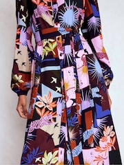 Boden Brown Mae Occasion Maxi Shirt Dress - Image 2 of 6