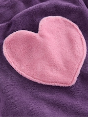 Boden Purple Heart Pocket Velour Joggers - Image 3 of 3