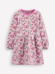 Boden Pink Dark Loopback Sweat Dress - Image 1 of 3