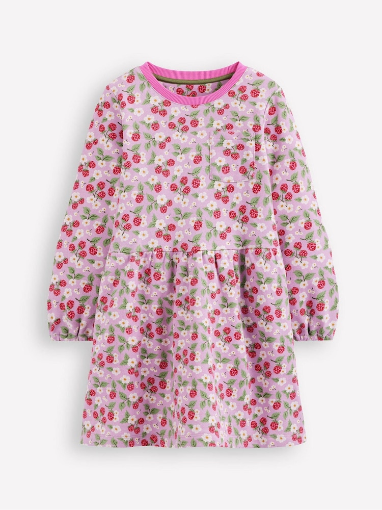 Boden Pink Dark Loopback Sweat Dress - Image 1 of 3