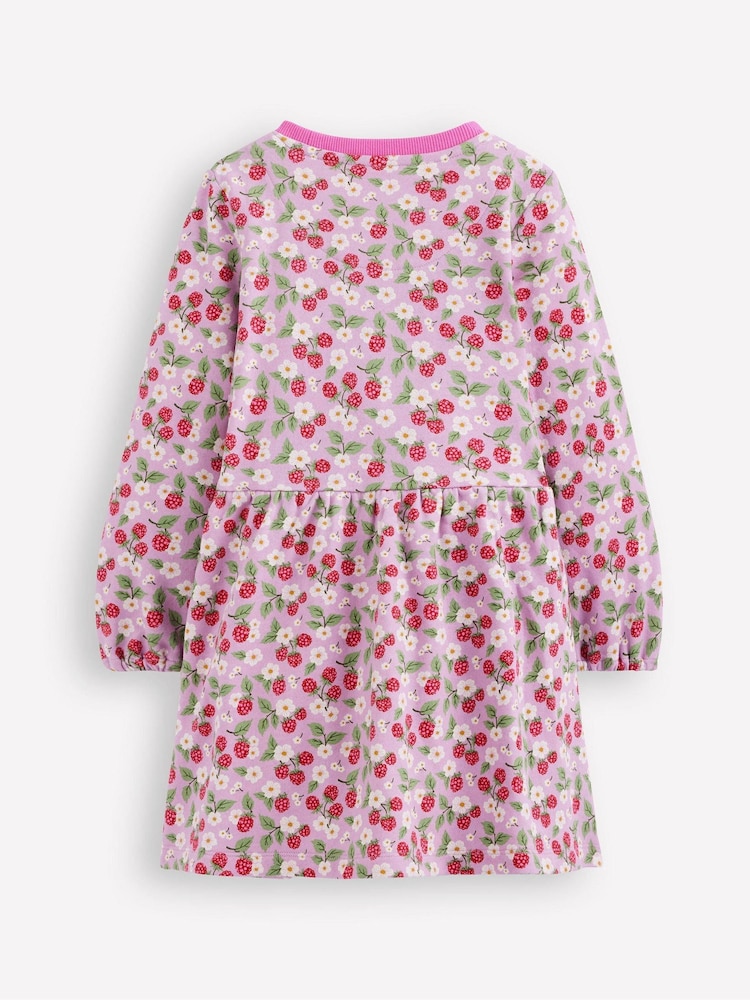 Boden Pink Dark Loopback Sweat Dress - Image 2 of 3