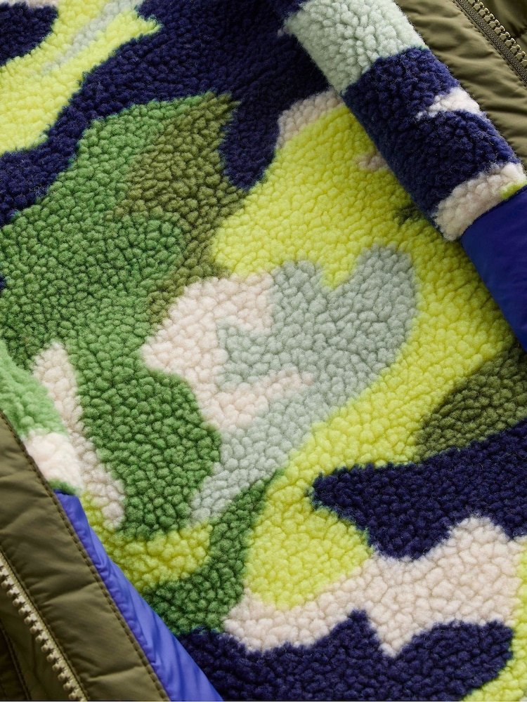 Boden Green Reversible Cosy Borg Jacket - Image 4 of 4 Boden Green Reversible Cosy Borg Jacket - Image 4 of 4