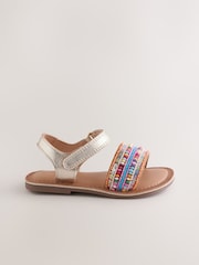 Multi Leather Touch Fastening Sandals - Image 2 of 6