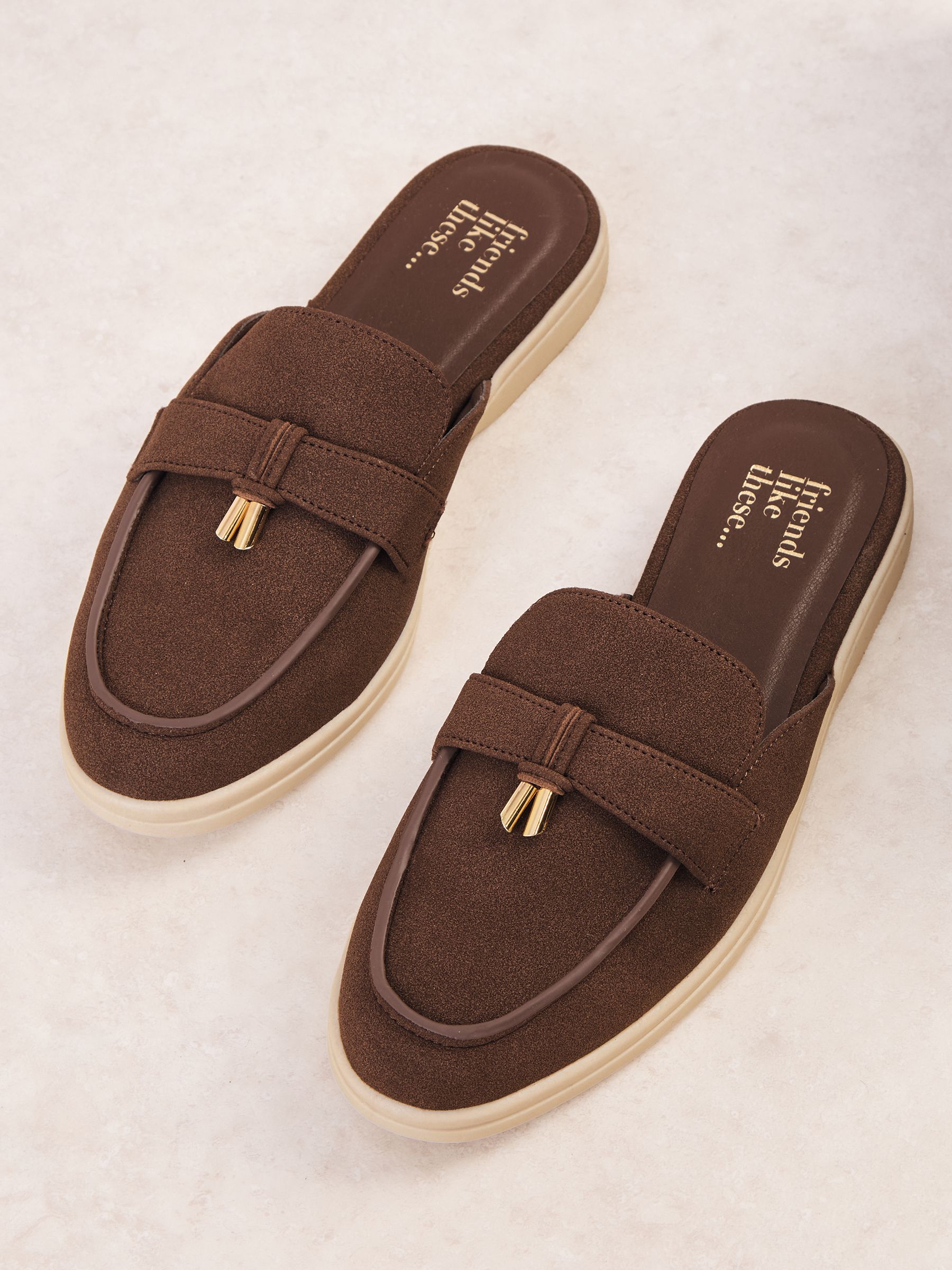 Buy Friends Like These Chocolate Brown Standard Fit Tassle Trim