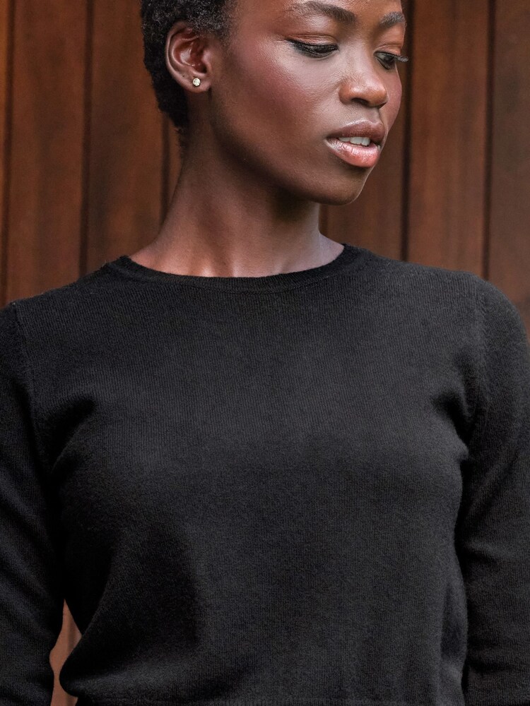 Pure Cashmere Crop Cardigan - Image 3 of 3