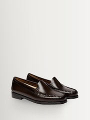 G.H.Bass Brown Easy Weejun Venetian Loafers - Image 2 of 6