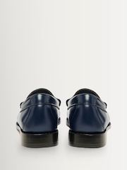 G.H.Bass Blue Weejun Penny Leather Sole Loafers - Image 3 of 6
