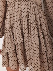 Mint Velvet Natural Jacquard Mini Dress - Image 4 of 7