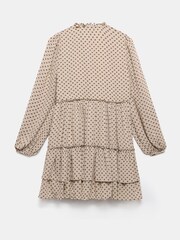 Mint Velvet Natural Jacquard Mini Dress - Image 7 of 7