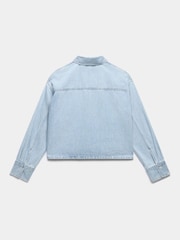 Mint Velvet Blue Light Indigo Denim Shirt - Image 6 of 6