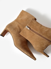 Mint Velvet Natural Macy Suede Ankle Boots - Image 5 of 5