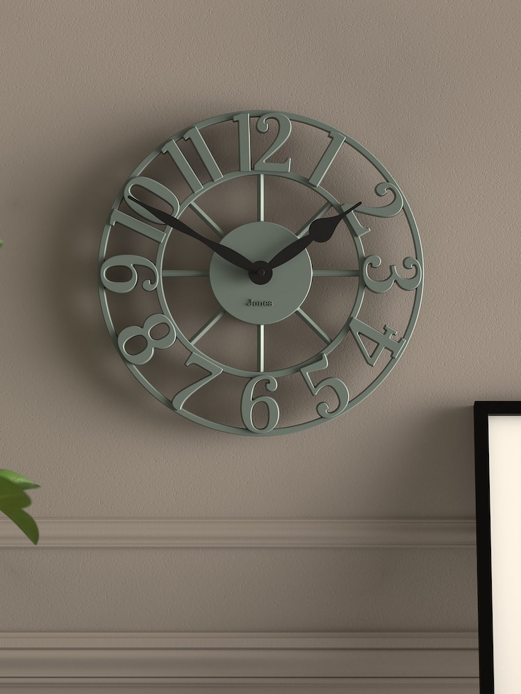 Jones Clocks Asparagus Green Lighthouse Wall Clock 30cm - Image 1 of 4