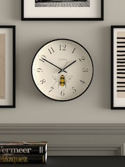 Jones Clocks Black Bee Wall Clock 30cm - Image 1 of 4