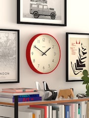 Jones Clocks Red Studio Wall Clock 30cm - Image 2 of 4