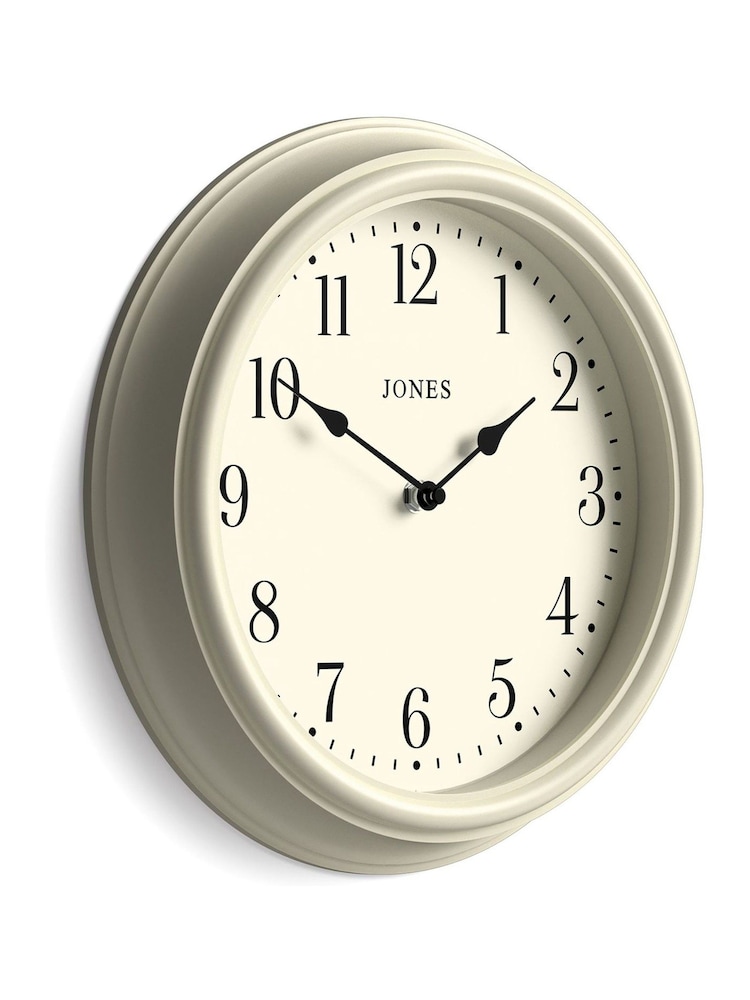 Jones Clocks Linen White Venetian Wall Clock 30cm - Image 4 of 4