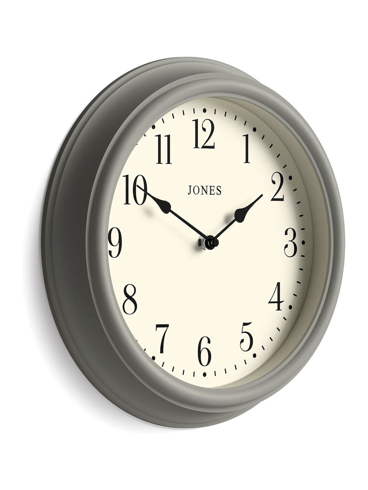 Jones Clocks Pepper Grey Venetian Wall Clock 30cm - Image 4 of 4 Jones Clocks Pepper Grey Venetian Wall Clock 30cm - Image 4 of 4
