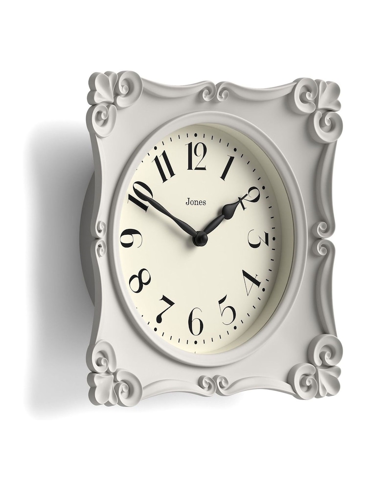 Jones Clocks Overcoat Grey Rialto Wall Clock 25cm - Image 4 of 4 Jones Clocks Overcoat Grey Rialto Wall Clock 25cm - Image 4 of 4