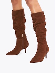 Carvela Brown Spirit Slouch Boots - Image 1 of 5