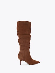 Carvela Brown Spirit Slouch Boots - Image 2 of 5