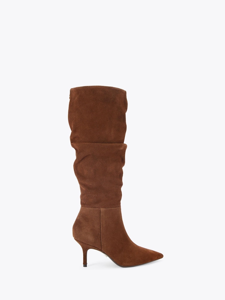 Carvela Brown Spirit Slouch Boots - Image 2 of 5