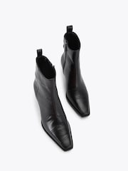 Kurt Geiger London Black Mini Eagle Ankle Boots - Image 2 of 4