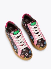 Kurt Geiger London Brown Kgl Monogram Cupsole Trainers - Image 2 of 4