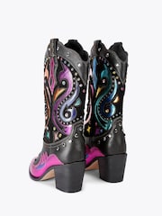 Kurt Geiger London Kensington Cowboy Black Boots - Image 3 of 4