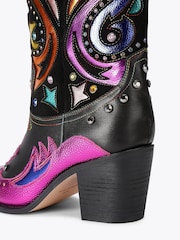 Kurt Geiger London Kensington Cowboy Black Boots - Image 4 of 4