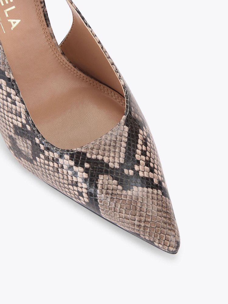 Carvela Cream Slingback Shoes - Image 5 of 5