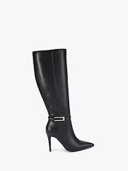 Carvela Black Blanca Knee Boots - Image 1 of 4