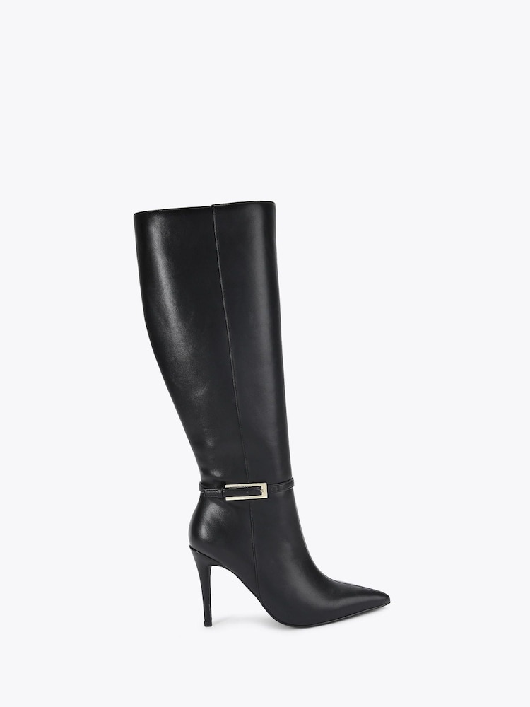 Carvela Black Blanca Knee Boots - Image 1 of 4