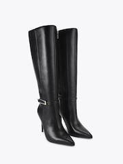 Carvela Black Blanca Knee Boots - Image 2 of 4