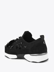 Carvela Black Flower Trainers - Image 4 of 5