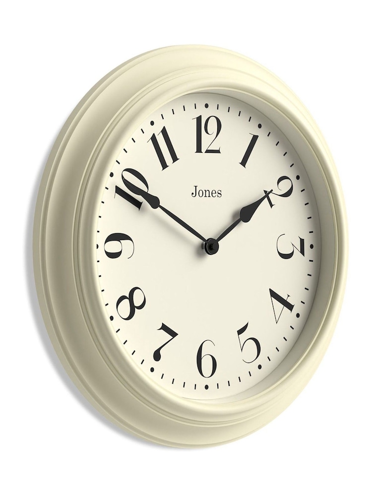 Jones Clocks Cream Fenchurch Wall Clock 40cm - Image 4 of 4 Jones Clocks Cream Fenchurch Wall Clock 40cm - Image 4 of 4