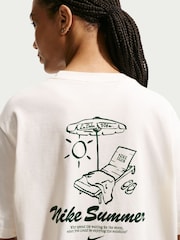 Nike Pale Ivory Beach Boxy T-Shirt - Image 4 of 5