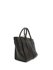 The Handbag Clinic Black Mulberry Zipped Bayswater Small Tote - Image 4 of 7