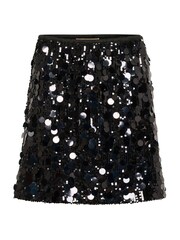 CULTURE Black CUseam Sequin Mini Skirt - Image 5 of 6