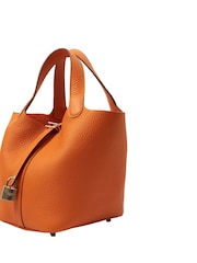 The Handbag Clinic Orange Hermes Classic Picotin 18 Tote - Image 4 of 7