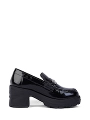 Kickers Black Adult Womens Edie Loafers Patent Leather - Image 1 of 6