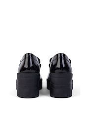 Kickers Black Adult Womens Edie Loafers Patent Leather - Image 5 of 6